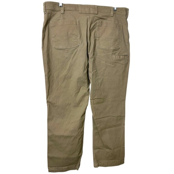 Duluth Trading Co Flex‎ Fire Hose Tan Work Pants Men's Size  42 x 32 - Picture 2 of 5